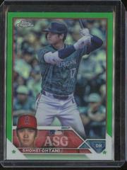 Shohei Ohtani [Green] #ASGC-31 Baseball Cards 2023 Topps Chrome Update All Star Game Prices