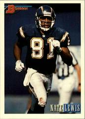 Nate Lewis #6 Football Cards 1993 Bowman Prices
