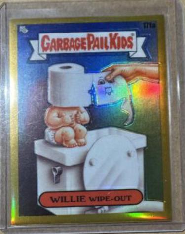 WILLIE Wipe-Out [Gold Refractor] #171a Prices | 2022 Garbage Pail Kids ...