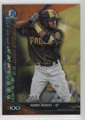 Manny Margot [Orange Refractor] #BTP-22 Baseball Cards 2017 Bowman Scouts' Top 100 Prices