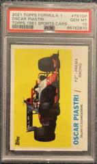 Oscar Piastri #T61-OP Racing Cards 2021 Topps Formula 1 1961 Sports Cars Prices