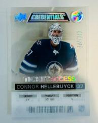 Connor Hellebuyck Hockey Cards 2021 Upper Deck Credentials Ticket Access Acetate Prices