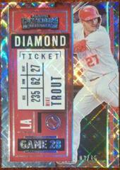Mike Trout [Diamond] #94 Baseball Cards 2020 Panini Contenders Prices
