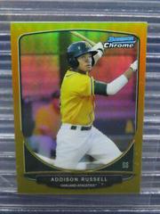 Addison Russell [Swinging Gold Refractor] #BCP113 Baseball Cards 2013 Bowman Chrome Prospect Prices