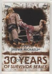 Shawn Michaels [Orange] Wrestling Cards 2018 Topps WWE Undisputed 30 Years of Survivor Series Prices