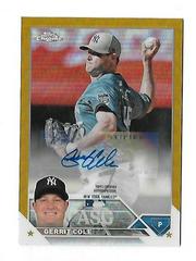 Gerrit Cole [Gold] Baseball Cards 2023 Topps Chrome Update All Star Game Autographs Prices