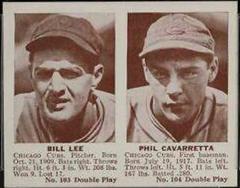 Bill Lee, Phil Cavarretta Baseball Cards 1941 Double Play Prices