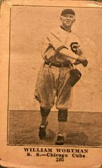 William Wortman #195 Baseball Cards 1917 Boston Store Prices