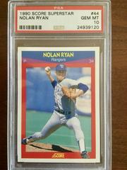Nolan Ryan #44 Baseball Cards 1990 Score Superstars Prices