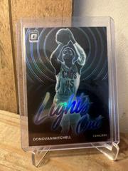 Donovan Mitchell [Holo] #14 Basketball Cards 2022 Panini Donruss Optic Lights Out Prices
