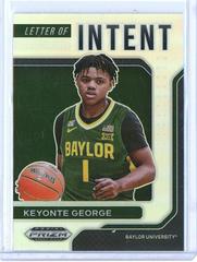 Keyonte George #INT-KG Basketball Cards 2022 Panini Prizm Draft Picks Letter of Intent Prices