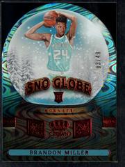 Brandon Miller [Red] #1 Basketball Cards 2023 Panini Crown Royale Sno Globe Prices