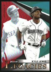 Kyle Lewis, Ken Griffey Jr. [Red Refractor] Baseball Cards 2021 Topps Finest Legacies Prices