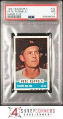 Pete Runnels [Hand Cut] #32 Baseball Cards 1961 Bazooka Prices