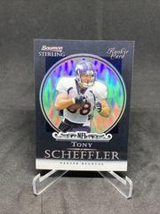 Tony Scheffler [Black Refractor] Football Cards 2006 Bowman Sterling Prices