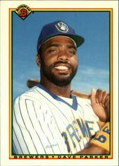 Dave Parker #398 Baseball Cards 1990 Bowman Tiffany Prices