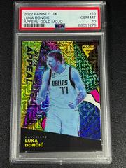 Luka Doncic [Gold Mojo] #16 Basketball Cards 2022 Panini Flux Appeal Prices