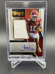 Tyreek Hill [White] #JUS-THI Football Cards 2021 Panini Select Jumbo Signature Swatches Prices