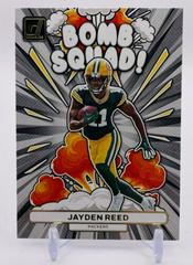 Jayden Reed #BS-15 Football Cards 2023 Panini Donruss Bomb Squad Prices