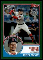 Mookie Betts [Green] #83T-4 Baseball Cards 2018 Topps Chrome 1983 Prices