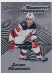 Jack Hughes #SG25 Hockey Cards 2022 Upper Deck Smooth Grooves Prices