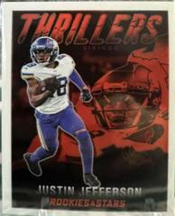 Justin Jefferson [White] #TH-14 Football Cards 2022 Panini Rookies & Stars Thrillers Prices