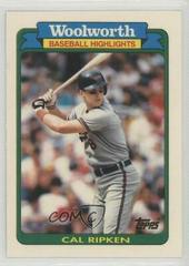 Cal Ripken Jr. Baseball Cards 1990 Woolworth Prices