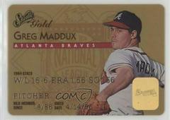 Greg Maddux [Gold] #6 Baseball Cards 1995 Studio Prices