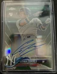 Gleyber Torres [Green Refractor] #RA-GT Baseball Cards 2018 Topps Chrome Rookie Autograph Prices