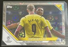 Jude Bellingham, Erling Haaland #37 Soccer Cards 2021 Topps UEFA Champions League Prices