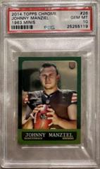 Johnny Manziel [Refractor] #26 Football Cards 2014 Topps Chrome 1963 Minis Prices
