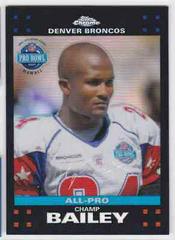Champ Bailey [Refractor] #TC101 Football Cards 2007 Topps Chrome Prices