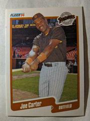 Joe Carter #U-55 Baseball Cards 1990 Fleer Update Prices