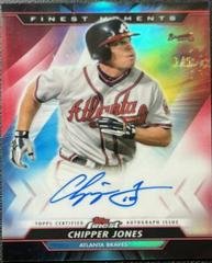 Chipper Jones [Red Refractor] Baseball Cards 2020 Topps Finest Moments Autographs Prices