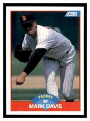 Mark Davis #490 Baseball Cards 1989 Score Prices