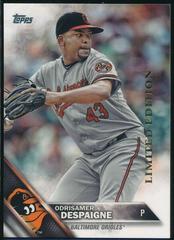 Odrisamer Despaigne #356 Baseball Cards 2016 Topps Limited Edition Prices