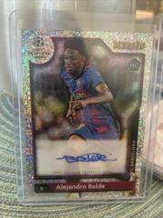 Alejandro Balde [Speckle] Soccer Cards 2021 Topps Merlin Chrome UEFA Autographs Prices