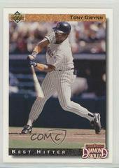Tony Gwynn [Gold Hologram] #717 Baseball Cards 1992 Upper Deck Prices
