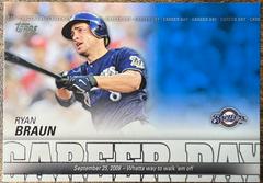 Ryan Braun #CD-10 Baseball Cards 2012 Topps Career Day Prices
