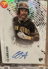 CJ Abrams [Refractor] Baseball Cards 2022 Topps Pristine Autographs Prices