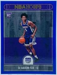 DE'Aaron Fox [Blue] #255 Basketball Cards 2017 Panini Hoops Prices
