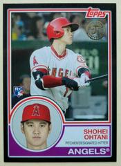 Shohei Ohtani [Black] #83-1 Baseball Cards 2018 Topps 1983 Baseball Rookies Prices