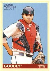 Victor Martinez #63 Baseball Cards 2009 Upper Deck Goudey Prices