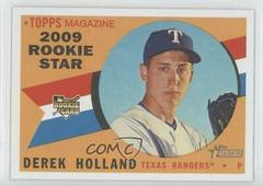 Derek Holland #560 Baseball Cards 2009 Topps Heritage Prices