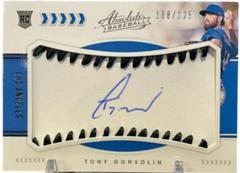 Tony Gonsolin [Material Signature Black] Baseball Cards 2020 Panini Absolute Prices