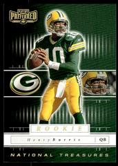Henry Burris [National Treasures Gold] #110 Football Cards 2001 Playoff Preferred Prices