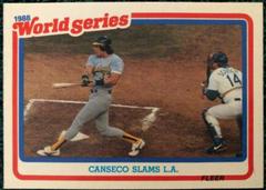 Jose Canseco Baseball Cards 1989 Fleer World Series Prices