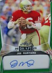 Joe Montana [Green] #BA-JM6 Football Cards 2023 Leaf Draft Autographs Prices