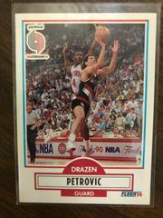 Drazen Petrovic Basketball Cards 1990 Fleer Update Prices