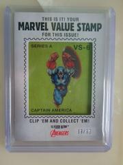 Captain America #VS-6 Marvel 2022 Ultra Avengers Value Stamp Relics Prices